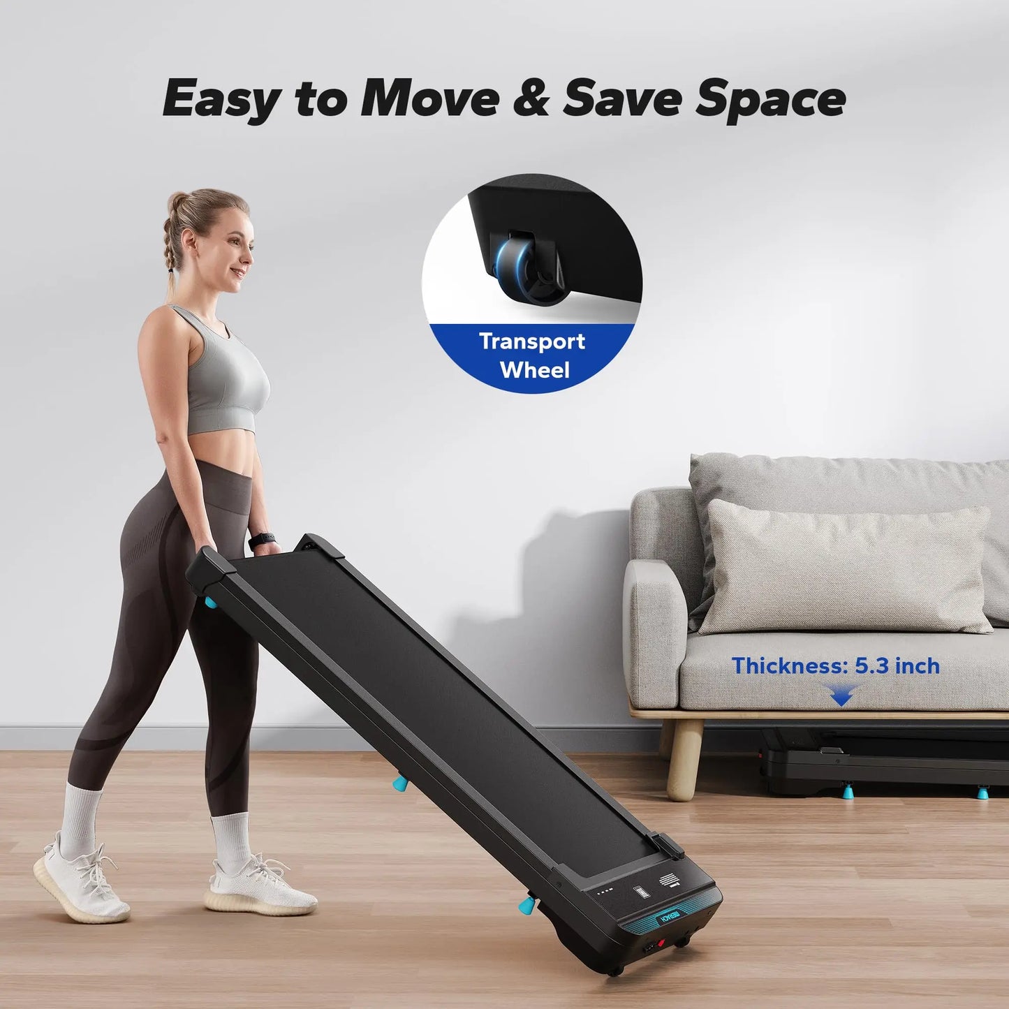 Walking Pad Treadmill for Home & Office