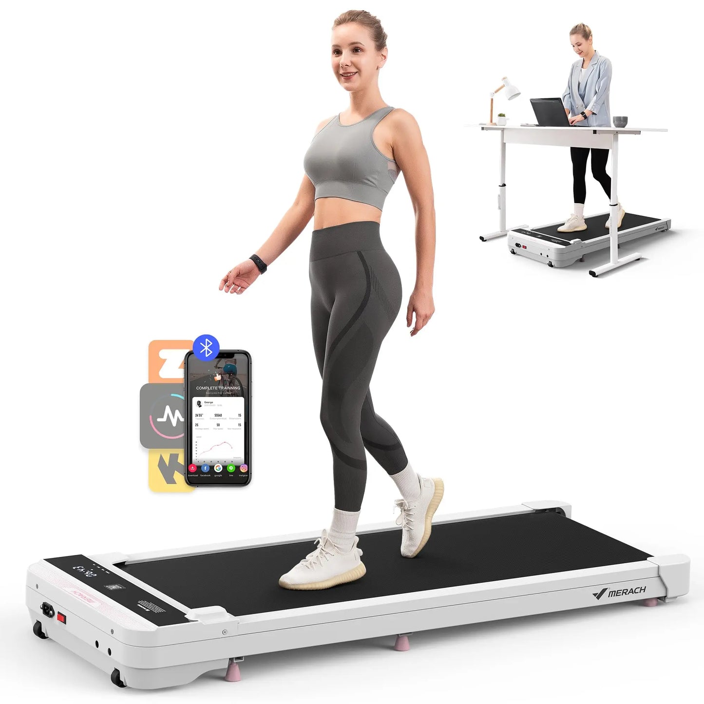 Walking Pad Treadmill for Home & Office